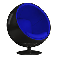 Ball Chair, Black Shell