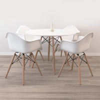 Wood Legs Eiffel Table Set