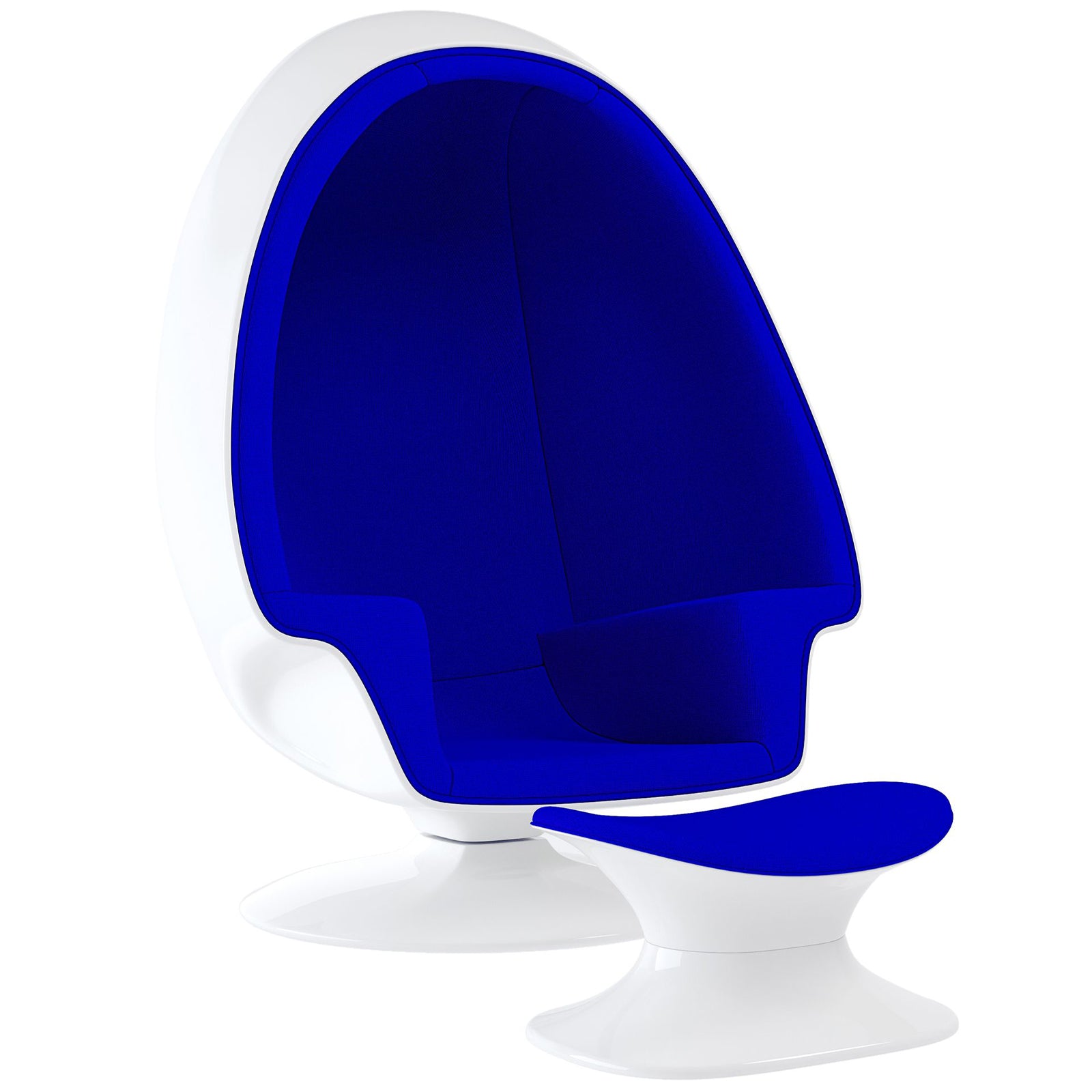 Lee West Alpha Egg Chair & Ottoman