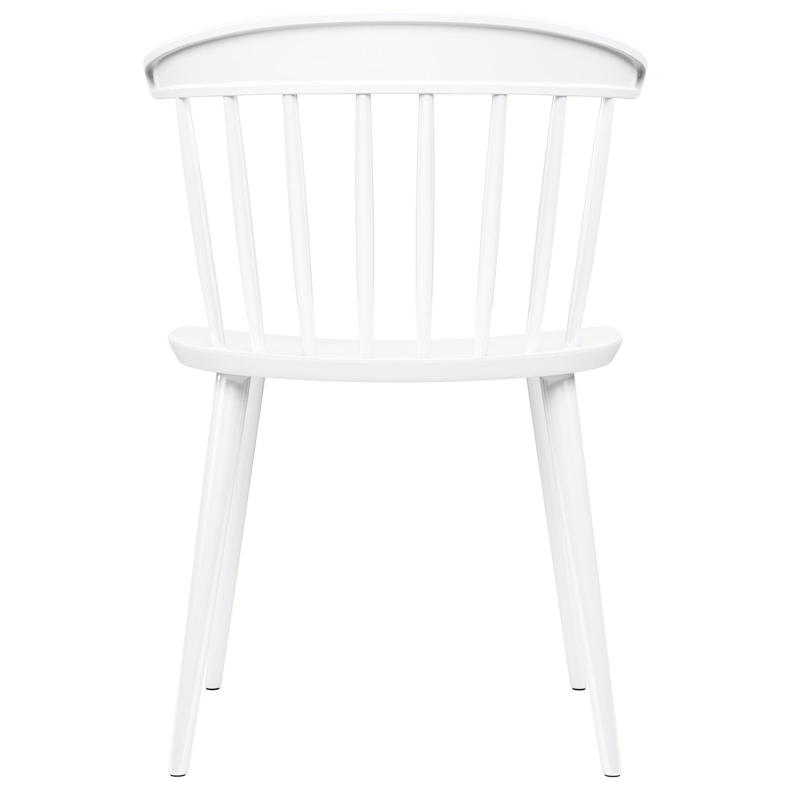 Brook Dining Side Chair Plastic White