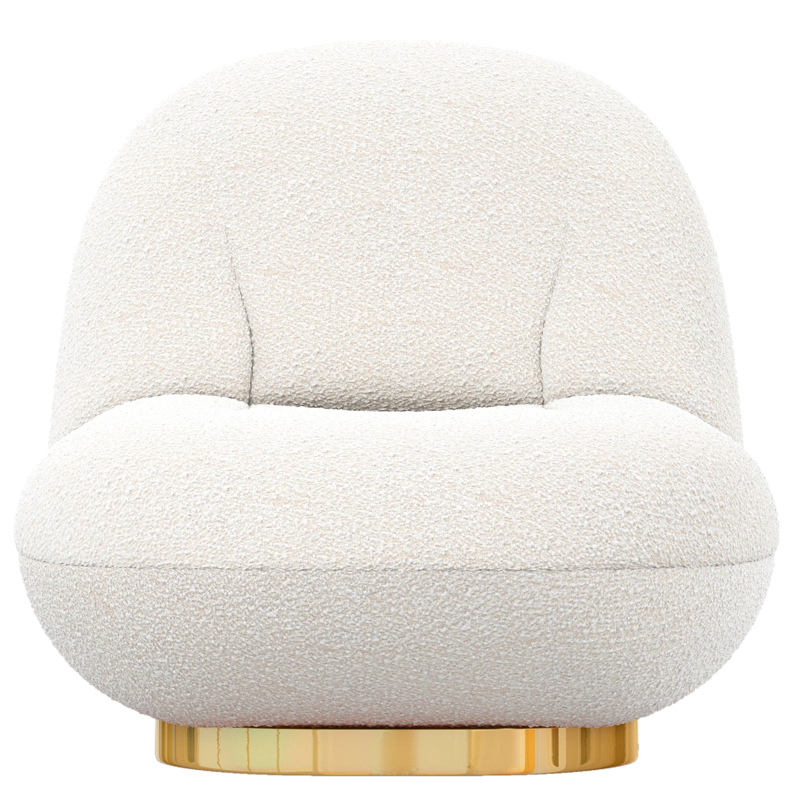 Breeze Swivel Lounge Chair, White