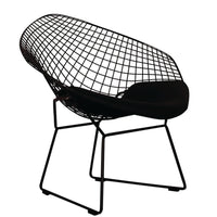 Bertoia Diamond Chair in Black