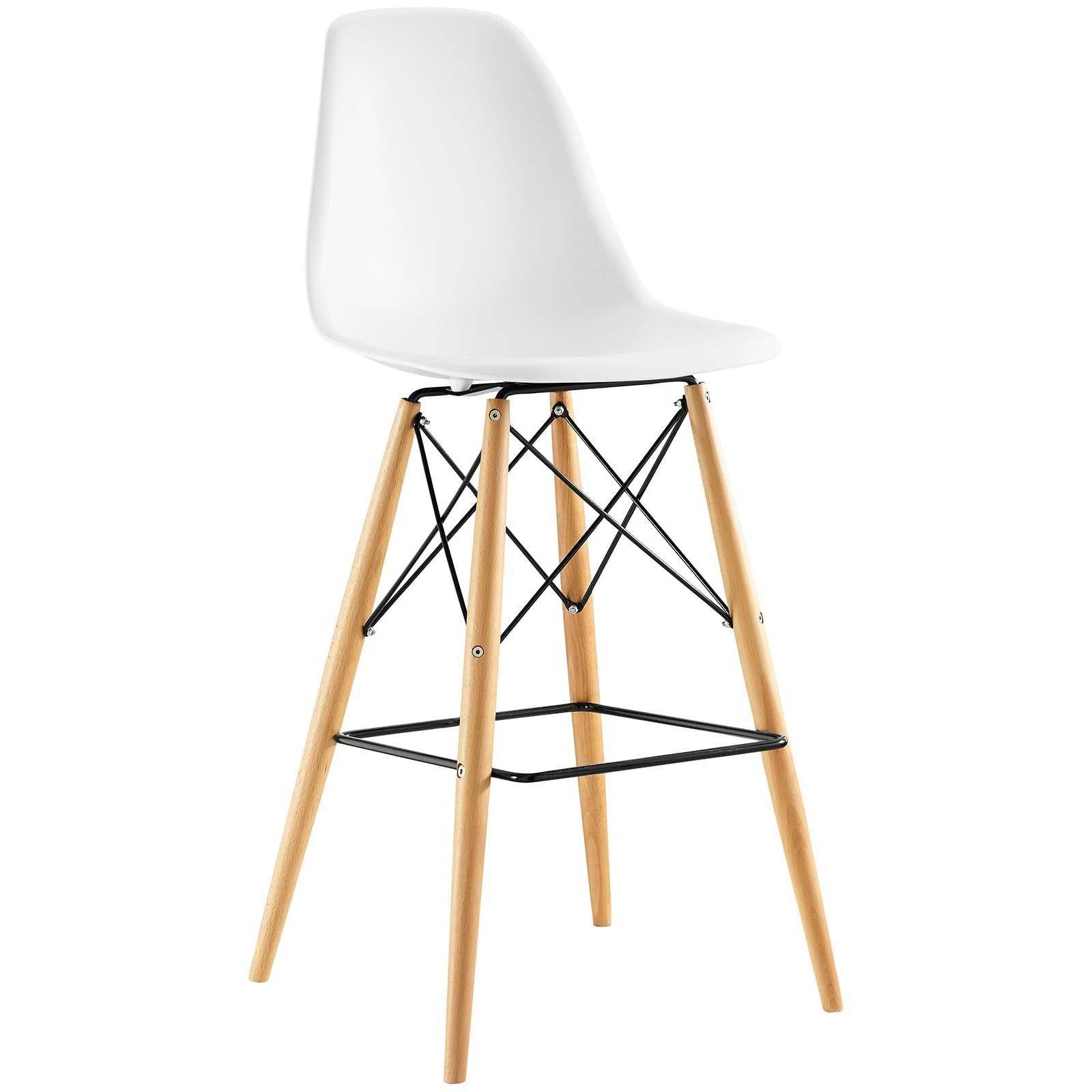 Eiffel Bar Stool, White