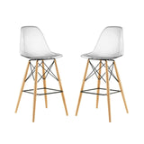 Eiffel Bar Stool, Clear 2 pack