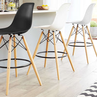 Pyramid Counter Stool, Black