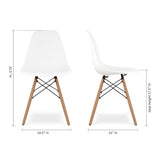 Eiffel Dining Chair, Wood Legs