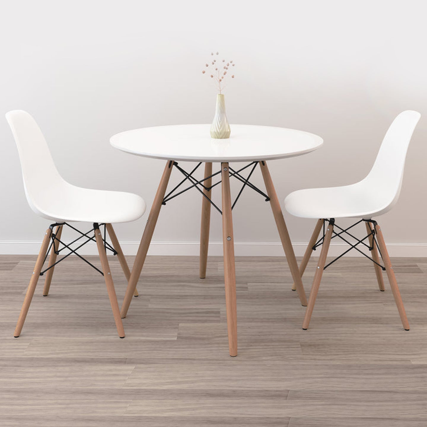 Eiffel Table Set - Wood Legs