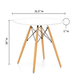 Eiffel Table Set - Wood Legs