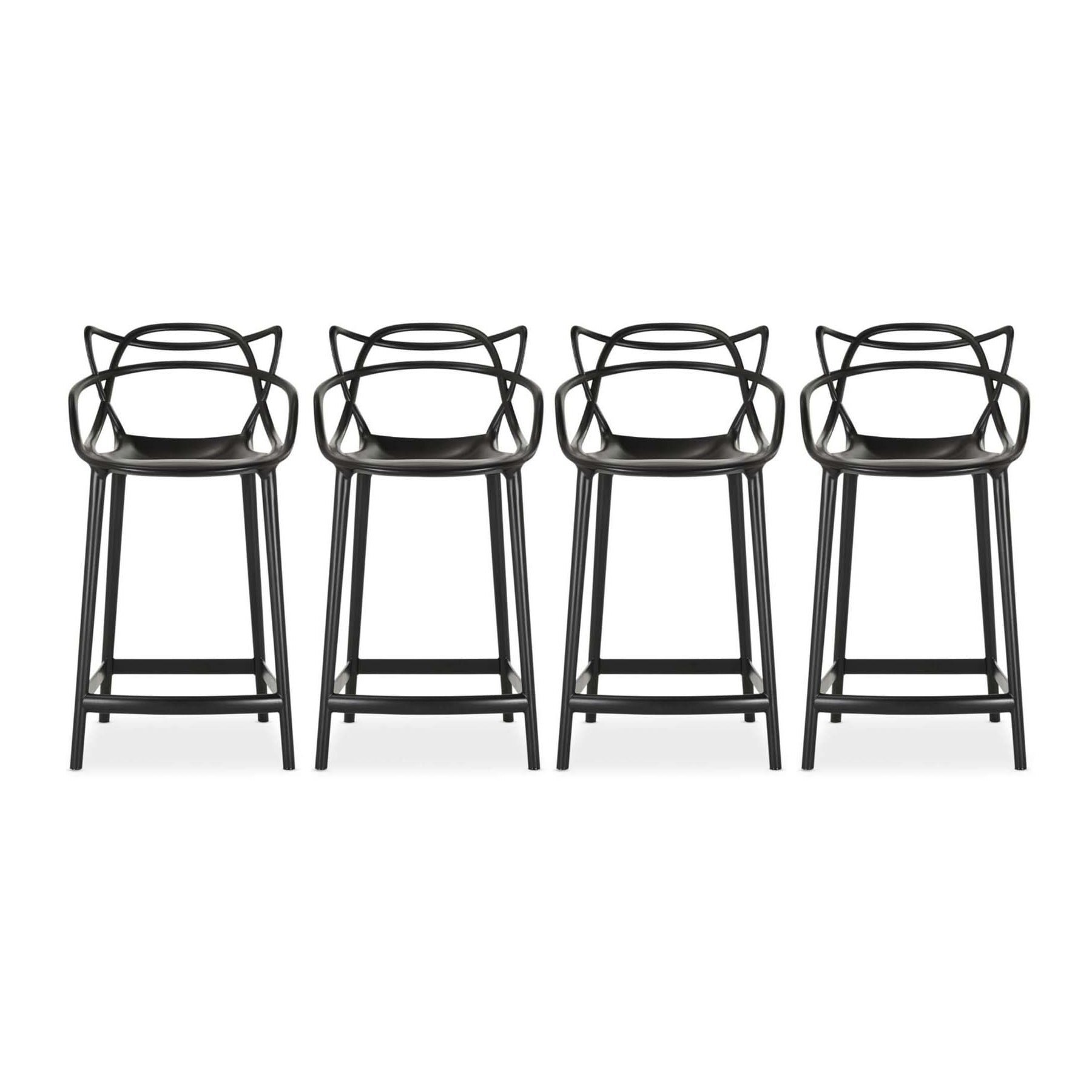 Masters Modern Counter Stool, Black