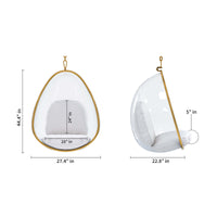 Scoop Hanging Chair Gold