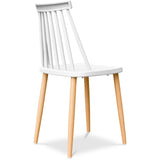 White Spindle Chair