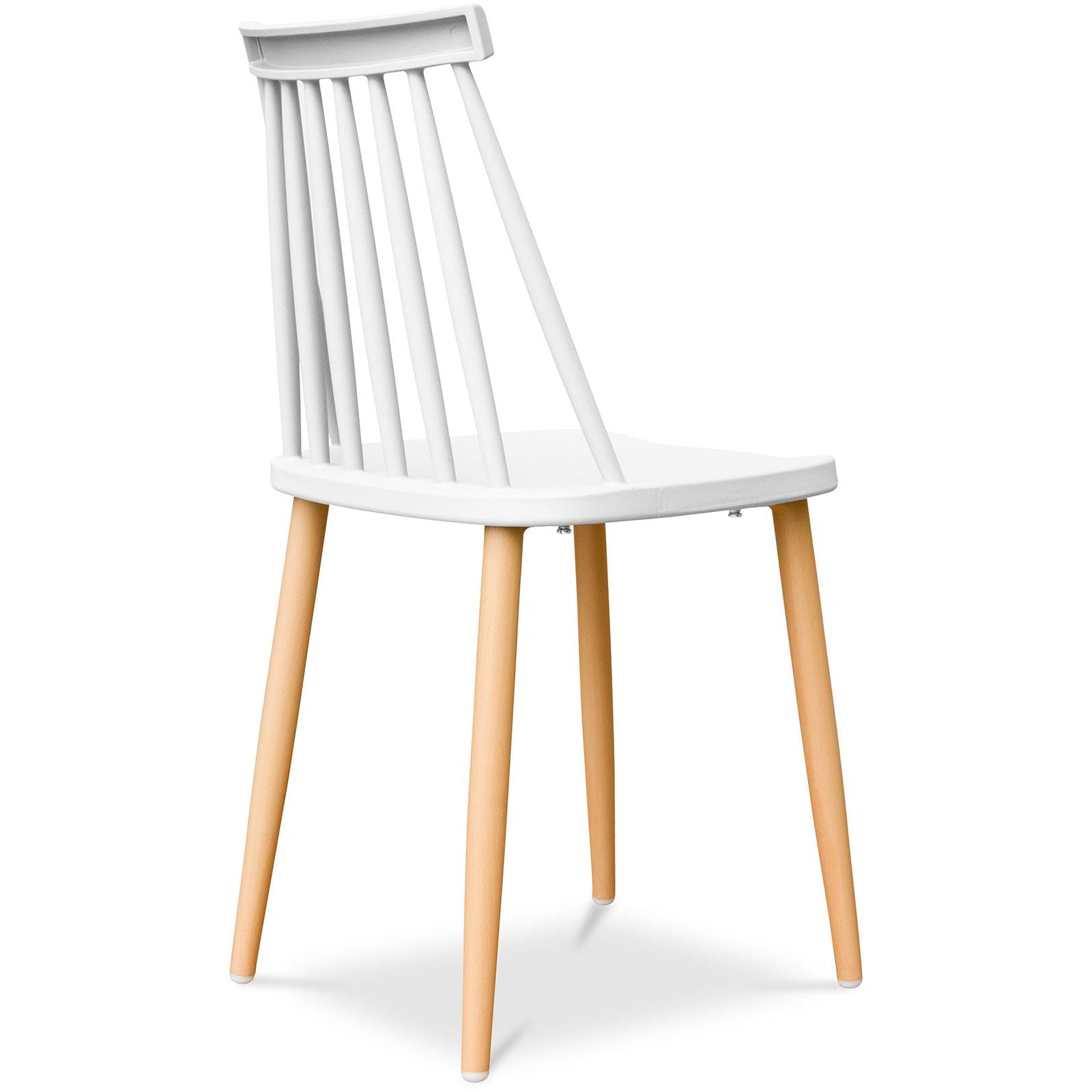 White Spindle Chair