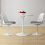 Tulip 32" Fiberglass Dining Table & Chairs Set