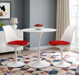 Tulip Round Fiberglass Top Dining Table