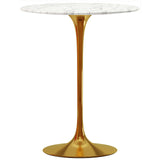 Tulip Marble Bar Table, 32" Round