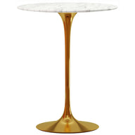 Tulip Marble Bar Table, 32" Round