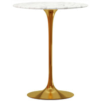 Tulip Marble Bar Table, 32" Round