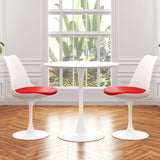 Tulip 36" Wood Top Dining Table & Chairs Set