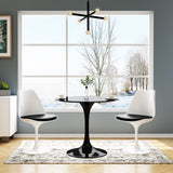 Tulip Fiberglass Dining Table, Round