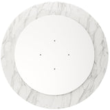 Eero Saarinen Tulip 40" Round Marble Top Dining Table With Black Base