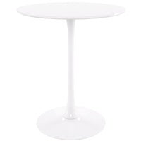 Tulip Wood Top Bar Table, 35.5" Round