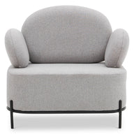 Wing Sofa Chair, Gray