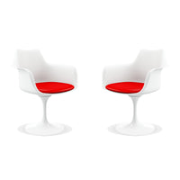 Saarinen Tulip arm chair - Red