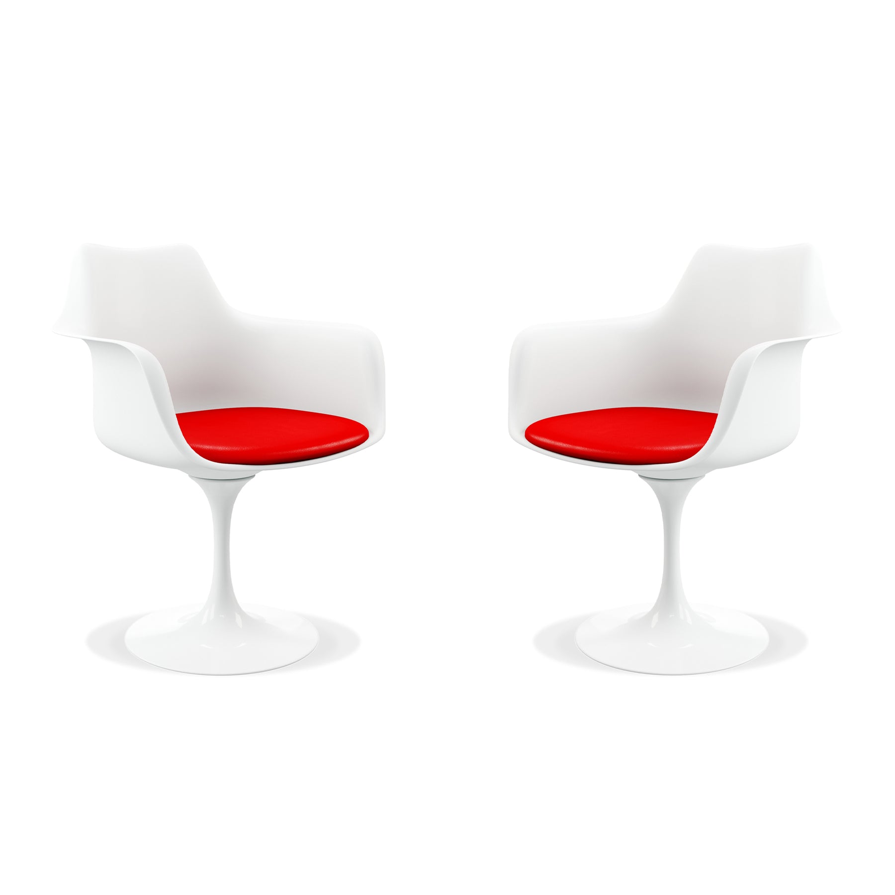 Saarinen Tulip arm chair - Red