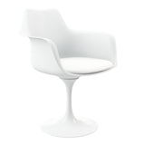 Tulip Arm Chair White