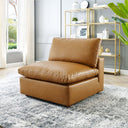 Haven Vegan Leather Armless Chair