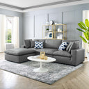 Haven Vegan Leather 4-Piece Sectional Sofa