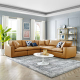 Haven Vegan Leather 5-Piece Sectional Sofa